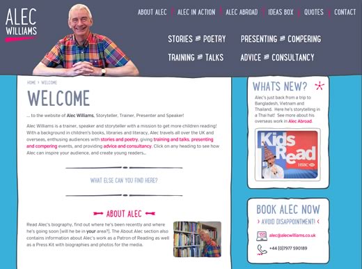 Alec Williams home page